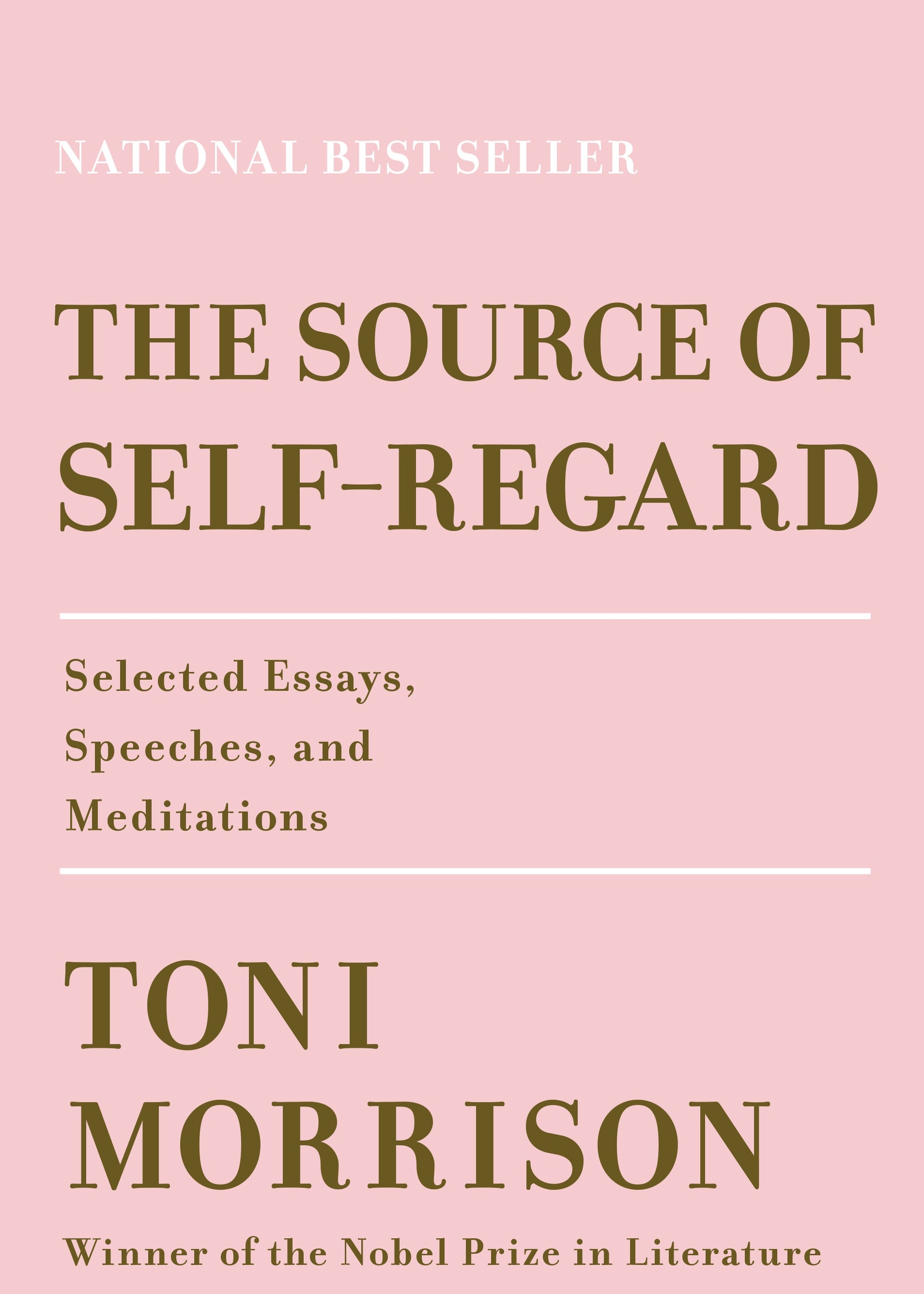 The Source of Self-Regard - By Toni Morrison