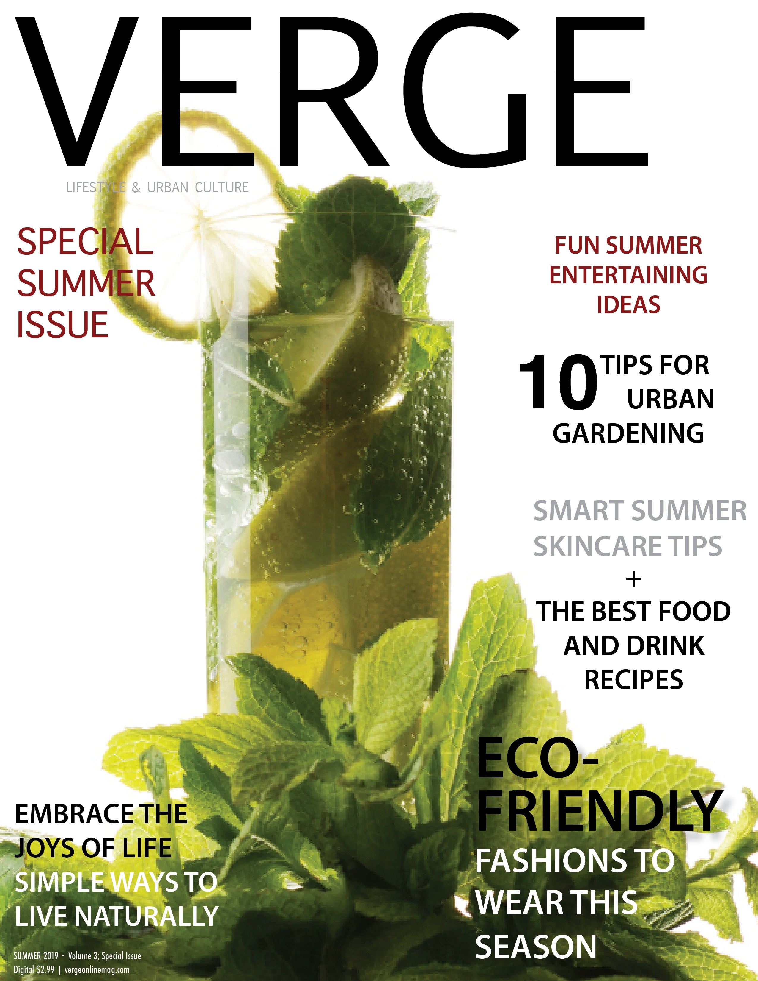 VERGE Lifestyle & Urban Culture Magazine - Magazine - VERGE 2019 - Special Summer Issue (Digital)