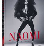 Naomi Campbell With Natural Hair on Cover of Hardcover Book _Naomi In Fashion - By Naomi Campbell