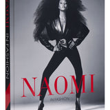 Naomi Campbell With Natural Hair on Cover of Hardcover Book _Naomi In Fashion - By Naomi Campbell