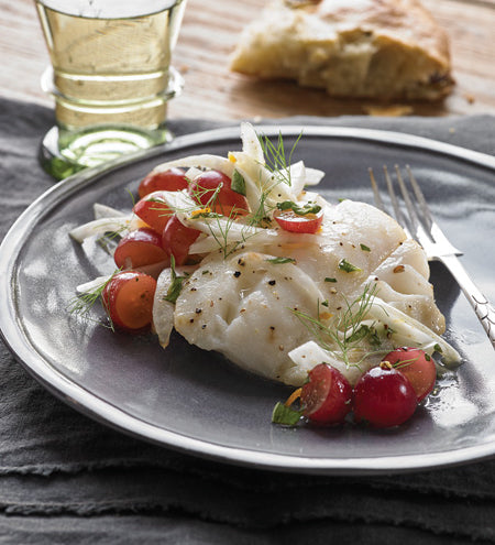 Cooking with grapes_roasted cod and fennel recipes